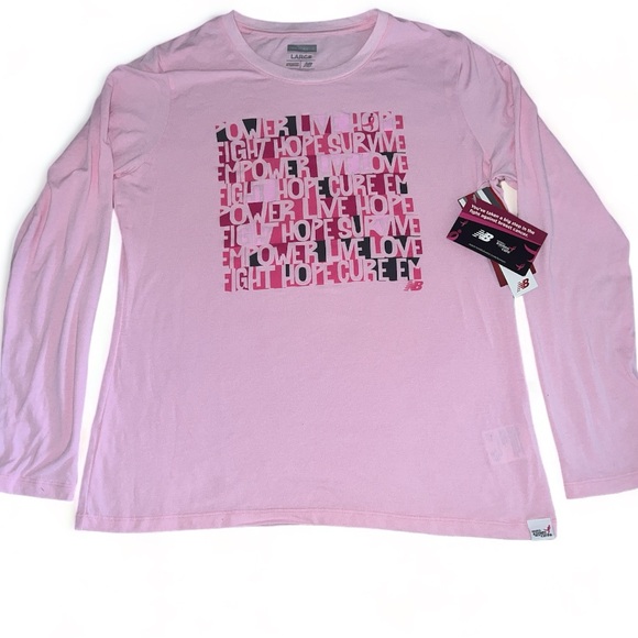 New Balance Susan G. Komen shirt - pink L - Picture 1 of 7